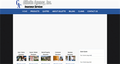 Desktop Screenshot of gilletteagency.com